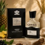 Aventus inspired perfume for men in a black and silver 100ml bottle with matching black box